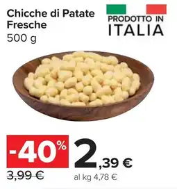 Carrefour Market Chicche di Patate Fresche offerta