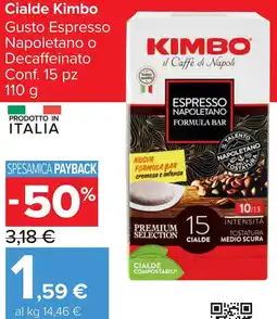 Carrefour Market Cialde Kimbo offerta