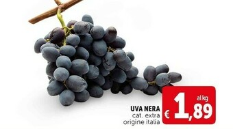 Deco Supermercati Uva nera offerta