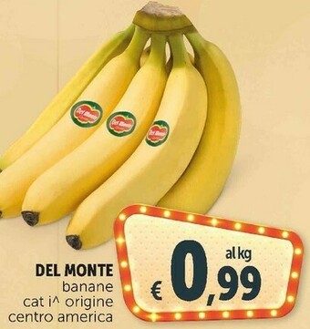 Deco Supermercati Banane offerta