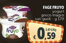 Deco Supermercati Fruyo yogurt greco magro offerta