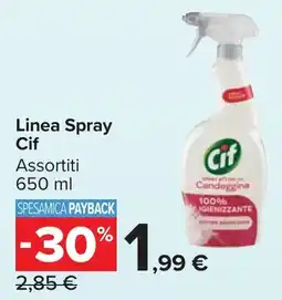 Carrefour Market Linea Spray Cif offerta