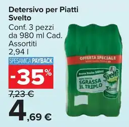 Carrefour Market Detersivo per Piatti Svelto offerta