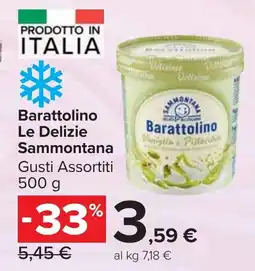 Carrefour Market Barattolino Le Delizie Sammontana offerta