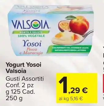 Carrefour Market Yogurt Yosoi Valsoia offerta