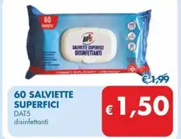 MD Discount 60 salviette superfici DAT5 offerta