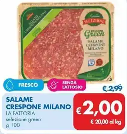 MD Discount Salame crespone milano LA FATTORIA offerta