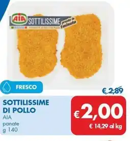 MD Discount Sottilissime di pollo ΑΙΑ offerta