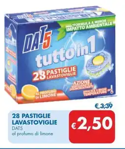 MD Discount 28 pastiglie lavastoviglie DAT5 offerta