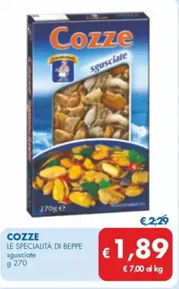 MD Discount Cozze LE SPECIALITÀ DI BEPPE offerta