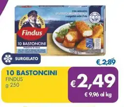 MD Discount 10 bastoncini FINDUS offerta