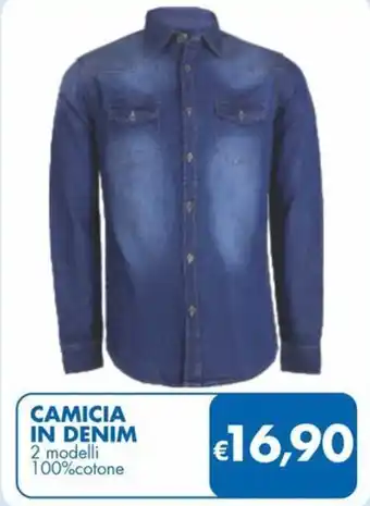 MD Discount Camicia in denim offerta
