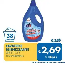 MD Discount Lavatrice igienizzante DAT 5 offerta