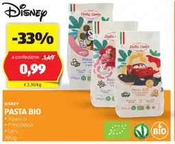 ALDI DISNEY Pasta bio offerta