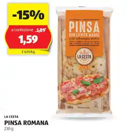 ALDI LA CESTA Pinsa romana offerta