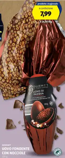 ALDI Uovo fondente con nocciole GOURMET offerta