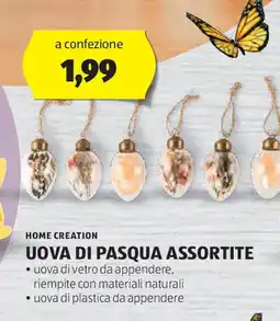 ALDI Uova di pasqua assortite HOME CREATION offerta