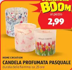 ALDI Candela profumata pasquale HOME CREATION offerta