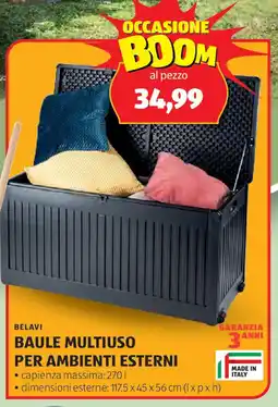 ALDI BELAVI Baule multiuso per ambienti esterni offerta