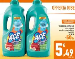 Conad *candeggina gentile ace fresco profumal lavanda e muschio bianco offerta