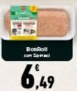 Conad Bon Roll con spinaci offerta