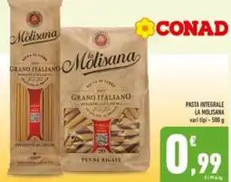 Conad Pasta integrale LA MOLISANA offerta