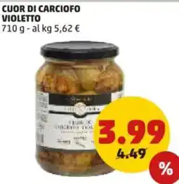 PENNY Cuor di carciofo violetto offerta