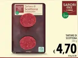 Spazio Conad Tartare di scottona offerta