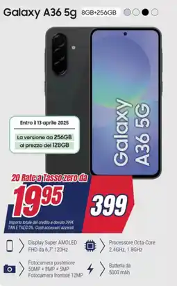 Trony SAMSUNG Galaxy A36 5g offerta