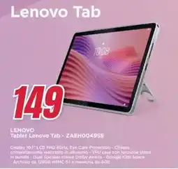 Trony LENOVO Tablet Lenovo Tab - ZAEH0049SE offerta