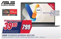 Trony ASUS VIVOBOOK M5506NA-MA018W offerta