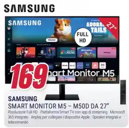 Trony SAMSUNG SMART MONITOR M5-M50D DA 27" offerta