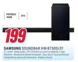 Trony SAMSUNG SOUNDBAR HW-B750D/ZF offerta