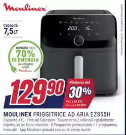 Trony MOULINEX FRIGGITRICE AD ARIA EZ855H offerta