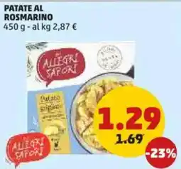 PENNY Patate al rosmarino offerta