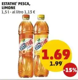 PENNY Estathe' pesca, limone offerta