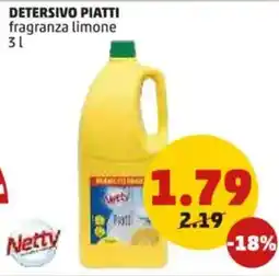 PENNY Detersivo  piatti Netty offerta