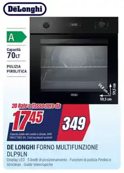 Trony DE LONGHI FORNO MULTIFUNZIONE DLP9LN offerta