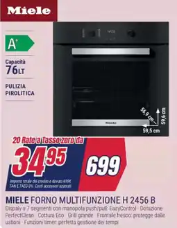 Trony MIELE FORNO MULTIFUNZIONE H 2456 B offerta