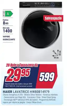 Trony HAIER LAVATRICE HW80B14979 offerta