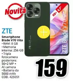 MediaWorld ZTE Smartphone Blade V70 Vita offerta