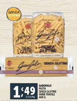 Deco Supermercati Garofalo pasta senza glutine varie trafile offerta