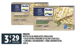 Deco Supermercati Frosta bistecca di merluzzo grigliata offerta