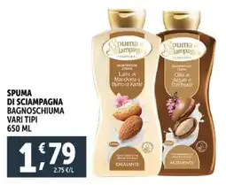 Deco Supermercati Spuma di sciampagna bagnoschiuma vari tipi offerta