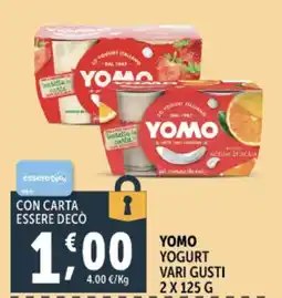 Deco Supermercati Yomo yogurt vari gusti offerta