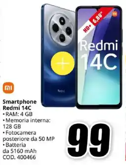 MediaWorld Smartphone Redmi 14C offerta