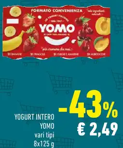 Conad Yogurt intero YOMO offerta