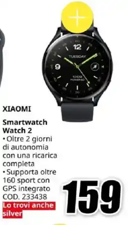 MediaWorld XIAOMI Smartwatch Watch 2 offerta