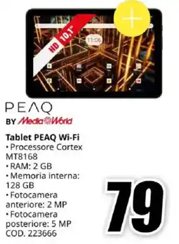 MediaWorld Tablet PEAQ Wi-Fi offerta