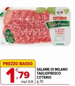 Iperal Salame di milano tagliofresco CITTERIO offerta